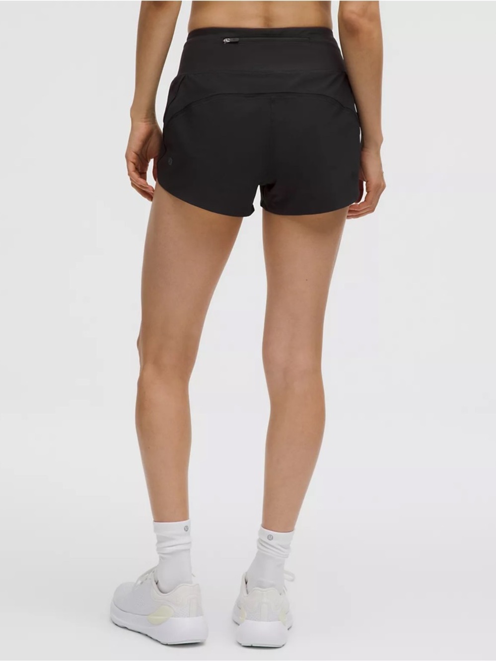 Lululemon Speed Up High Rise Short Women's Black High-Waist Running Shorts